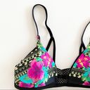 Rip Curl  Floral Mesh Bikini Top Size Small Photo 4