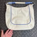 Coach  Kristin Spectator Leather Hobo Shoulder Bag Blue White Used 22509 Photo 4