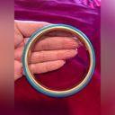 Vintage Blue Two  and Gold Bangle Bracelets Photo 6