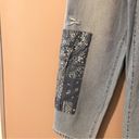 Style & Co  Petite High-Rise Patchwork Vintage Classic Mom Jeans Size 6 Petite Photo 5