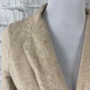 New York & Co. women S cotton blend button up long jacket tan  Photo 3