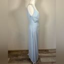 Petal and Pup NWT  Nadea Faux Wrap Maxi  Dress - Light Blue Size Large Photo 5