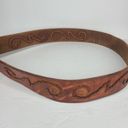 Levi's Vintage  Genuine Leather Hand Tooled Distressed Belt Photo 2