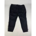 Torrid  Denim Jeans Women Size 20R Dark Wash Black Laced Ankle 40 X 24.5 Jegging Photo 9