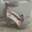 Windsor Silver Sparkly High Heels Photo 0