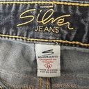 Silver Jeans  Womens Denim Blue Jeans Aiko Fit Flare Leg Dark Wash Size 29 Photo 9