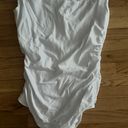 Abercrombie & Fitch NWOT Abercrombie Cotton Ruched Seamless Portrait Neckline Bodysuit Photo 0