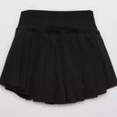 Aerie NWOT  OFFLINE Real Me Black Pleated Tennis Skort  SIZE MEDIUM Photo 2