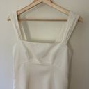 Cinq à Sept CINQ A SEPT Adrienne White Ruched Bodice Crepe Mini Dress Size 8 Photo 7