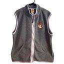 Looney Tunes  Tasmanian Devil Taz Gray Soft Zip Up Vest 22/24 Photo 0