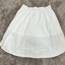 Vince  White Tie Front Cotton Skirt Large Photo 3