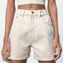 ZARA High Waisted Denim Shorts Photo 2