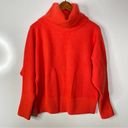 Banana Republic  Oversized Turtleneck Sweater in Geo Red Size Xsmall/Small Photo 0