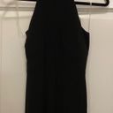 Jump Long Formal Black Dress Halter w/ Leg Slit Sz 1/2 NWT Photo 3