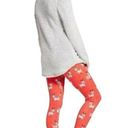 Munki Munki   Pajama Set Reindeer Fleece Long Sleeve Leggings Sleepwear Large Photo 14