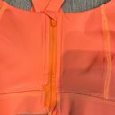 Sweaty Betty  Orange Circuit Zip Up Sports Bra Photo 2