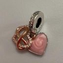 Pandora Sparkling Infinity Heart Dangle Charm Photo 1