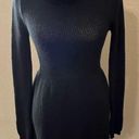 Vince  Wool Blend Turtleneck Sweater Dress, Black Photo 6