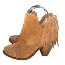 Jessica Simpson  cute fringe suede like booties size 6 like new Photo 0