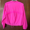 Sweaty Betty  Neon Pink training day half zip pullover jacket size 6 Photo 8