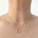 The Moon Gold Pendant North Star Necklace Photo 1