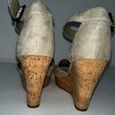 Marc Fisher ‎ tan wedge sandals size 7 Photo 4