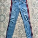 MOTHER Denim  Looker Ankle Fray in Keeping Love Alive Racer Sz 26 Photo 2