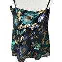 Revolve  Lovers and Friends Sleeveless Blouse Cami Metallic Floral Multi Small Photo 10