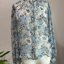 Veronica Beard  Ashlynn Blouse in Floral Multi Blue Photo 0