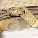 Gucci  Vintage GG Fabric Leather Trim Gold Hardware Shoulder Bag Pocketbook Photo 5