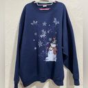 NU Blend Vintage  Christmas snowman crewneck size 3XL Photo 0