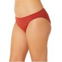 No Bo  ribbed swim bikini bottom size X-Large 15-17 Cotton swimwear rusty brick Photo 3