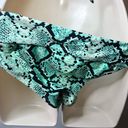 Radio Fiji  Mint Tiffany Green Snake two piece bikini set  swimsuit size M New Photo 2