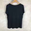 Inc international CONCEPTS Black Rhinestone Studded Tee NEW Size XL Photo 4