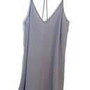 Lush Clothing Lush Sleeveless V-Neck Shift Dress Light Blue Photo 0