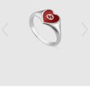 Gucci Red Heart  Ring Photo 5