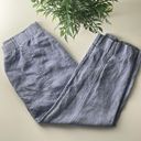 Ellen Tracy  linen Capri pants.  Size medium. Cute front pockets. Photo 0