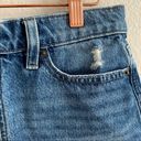 Calvin Klein Jeans  Distressed Zip-Front High-Rise Denim Skirt Exposed Zip 26 Photo 2