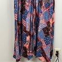 Maxi Summer Dresses Buttons Half Sleeve Empire Waist Hawaiian Boho Dress, Size M Purple Size M Photo 5