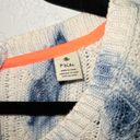 Maison Scotch New Friends Blue Tie Dye Cable Knit Sweater Size 4 Photo 4