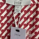 Joie Cata Diagonal Stripe Patchwork Tie-waist Midi Dress In Aged White Photo 4