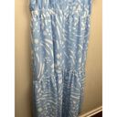 a.n.a NWT  Cate Blue Animal Print Jill Maxi Dress - size Large Photo 3