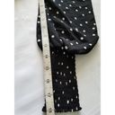 The Row *A Womens Black White Polka Dot Square Bishop Sleeve Ruffled Mini Dress Sz S Photo 6