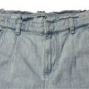 EXPRESS  Super High Waisted Denim Belted Paperbag Shorts Size 0 Photo 3