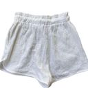 Lounge Victoria Dunn  White Gauzy Cotton Shorts S Photo 1