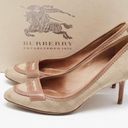 Burberry  Beige House Check Canvas & Leather Penny Loafers Photo 0