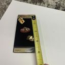 Monet Signed  - 3 Set NWT Set Of Gambling / Casino / Lucky Tack Pins Gold Tone Photo 3