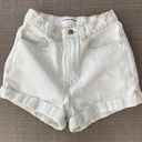 American Apparel Women's Denim High-Waist Cuff Short Photo 0