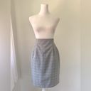 Vintage ‘90s New York Clothing Co. Black & White Plaid Houndstooth Skirt Size 10 Photo 1