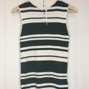 frame denim FRAME Sleeveless striped Ribbed Mock Neck sweater Photo 1